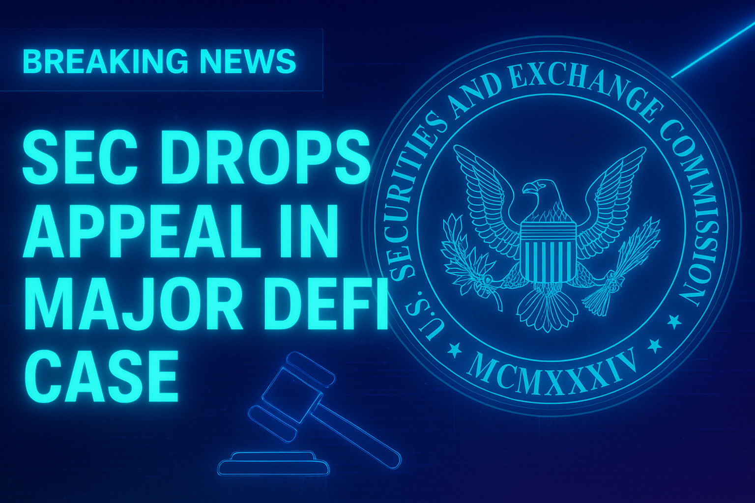 SEC Drops Appeal in Major DeFi Case, Signaling Regulatory Shift